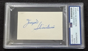 JOSEPH SILVERSTEIN geschliffene Signatur - Dirigent - Violinist - PSA Platte - Bild 1 von 4