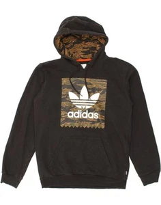 Adidas Herren Grafik Hoodie Pullover Small Schwarz Baumwolle CA77 - Bild 1 von 3