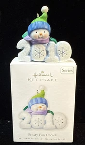 NEW Hallmark Keepsake Ornament 2010 Frosty Fun Decade 1st in Series - Free Ship - Bild 1 von 4
