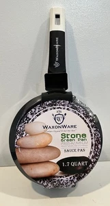 Waxonware Press-Aluminum 1.7 Quart Sauce Pan Stone Green Pan Sauce Pan - Picture 1 of 7