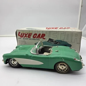 Vintage Luxe Car 1950s Corvette Style Green Convertible – With Box - MF-329 - Picture 1 of 15