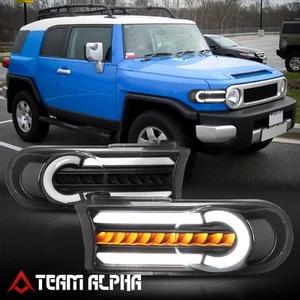 Se adapta a FJ Cruiser 2007-2014 {SEÑAL SECUENCIAL/BARRA LED} luz de esquina negra/clara - Imagen 1 de 10