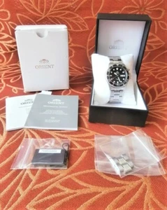 aprox. Reloj Orient Diver’s 2013 Black Ray I japonés automático 200 m día fecha funciona - Imagen 1 de 12