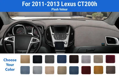 Dashboard Dash Mat Cover for 2011-2013 Lexus CT200h (Plush Velour) - Image 1 of 4