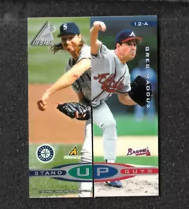 GREG MADDUX-R. JOHNSON-CLEMENS 1998 Aurora STAND UP GUYS Atlanta Braves MINT - Picture 1 of 2