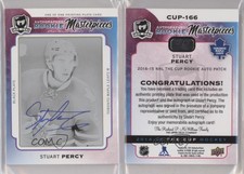 2014-15 The Cup Masterpiece Printing Plate Black 1/1 Stuart Percy Rookie Auto RC