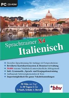 Sprachtrainer X4 Italienisch von bhv | Software | Zustand neu - Bild 1 von 2