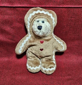 Vtg Boyds Bears Gen-yoo-wine Gingerpeeker TJs Best Drerssed Plush 7” W/Tags 2000 - Picture 1 of 7