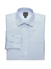 Jos. A. Bank Men's Traditional Fit Dress Shirt 16.5 - 37 NWT Blue White Stripes
