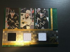 2010-11 Zenith Triple Mozaics Materials Dallas Stars  Daley  Benn Richards Rare!