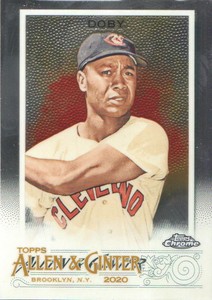 2020 Topps Allen & Ginter Chrome Baseball #4 Larry Doby