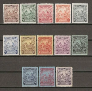 BARBADOS 1925/35 SG 229/239 NEUWERTIG - Bild 1 von 2