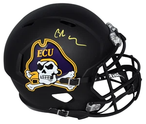 CHRIS JOHNSON SIGNED ECU EAST CAROLINA PIRATES FULL SIZE SPEED HELMET BECKETT - Picture 1 of 1