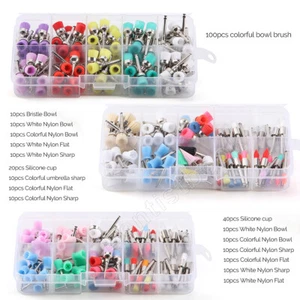 AZDENT Dental Polishing Brush Bowl/Sharp/Flat brush silicone cup/umbrella sharp - Picture 1 of 17