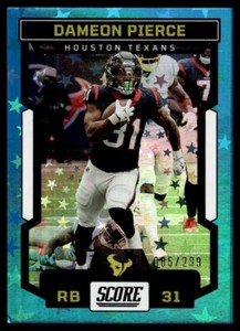 2023 Score Dameon Pierce /299 Houston Texans #2