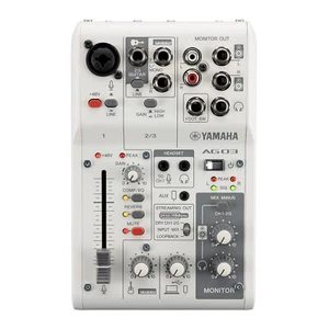 Yamaha AG03MK2 3-Channel Live Streaming Loopback High Resolution USB Mixer White - Picture 1 of 6