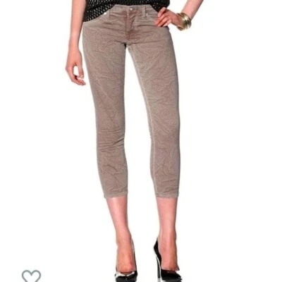 Jean David Kahn Lana Crop Skinny Premium para mujer talla 27. Foto 1 de 4