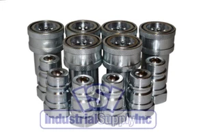 Quick Coupler | Agricultural | 1/2" NPT | Complete Set | ISO 5675 Series | 6 PK - Picture 1 of 3