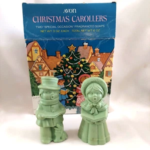 Vintage Avon Christmas Carolers Two Special Occasion Fragranced Soaps In Box - Picture 1 of 3