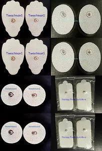 MASSAGE PADS ELECTRODES (4 LG+4LONG+4SM+4SM OVAL) COMPATIBLE WITH HEALTH HERALD - Picture 1 of 1