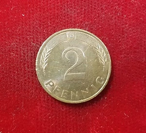 2 Pfennig Federal Republic of Germany 1989 D Coin Coin West Germany - Picture 1 of 2