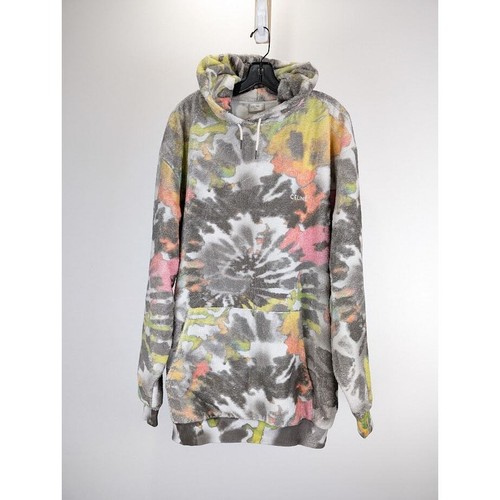 Felpa con cappuccio Celine multicolore nuova con etichetta XXL