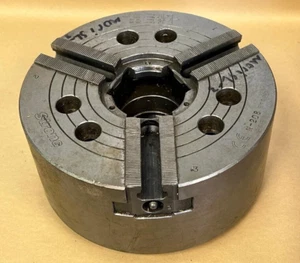 8" STRONG HYDRAULIC POWER CHUCK N-208, 3 JAW 8.25", FROM MORI SEIKI SL-3 - Picture 1 of 13
