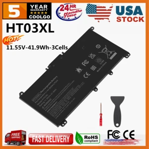 HT03XL Battery for HP 240 245 250 255 G7 340 348 G5 HP Pavilion 14,15,17 Charger - Picture 1 of 14
