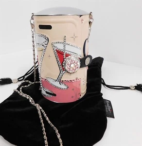 New Littlearth RoadFlair Cocktail Time Swarovski Crystal Crossbody Bag - Picture 1 of 7
