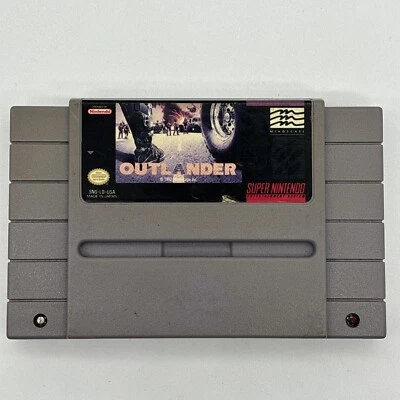 Outlander Super Nintendo Entertainment System SNES 1993 Cart Only Tested & Works - Image 1 of 4