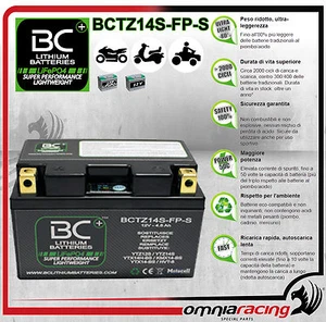 Batteria Moto Litio BC LifePO4 BCTZ14S-FP-S Battery Lithium per YTZ12S / YTZ14S - Foto 1 di 1