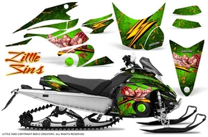 Yamaha FX Nytro 08-14 Kit gráfico CreatorX Snowmobile Sled Decals Wrap LSG - Imagen 1 de 1