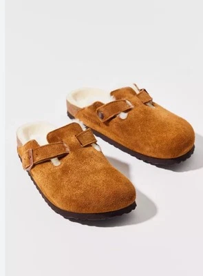 Birkenstock Boston Visón de oveja Gamuza Cuero EU 43 Hombres 10 NUEVO con etiqueta Foto 1 de 4