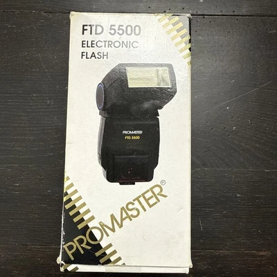 Flash electrónico de montaje en zapata Promaster FTD 5500 nuevo Foto 1 de 3
