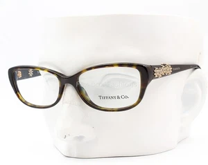 Tiffany TF 2068B 8015 Eyeglasses Glasses Brown Tortoise Gold Flowers 54mm - Picture 1 of 8