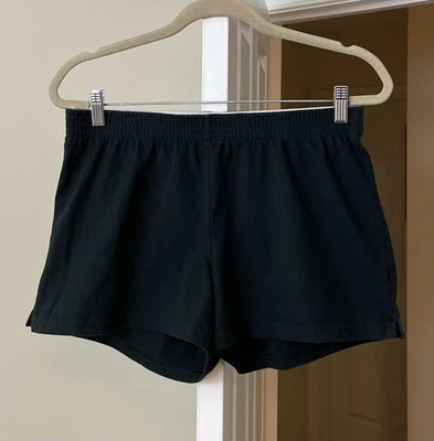 Pantalones Cortos Champion Negros Tejidos Atléticos De Colección y2k Gimnasio Fitness Para Mujer Medianos Foto 1 de 2