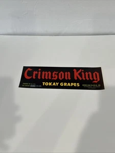 Crimson King Tokay Grapes Medelson-Zeller Co. Inc. Los Angeles San Francisco CA - Bild 1 von 6