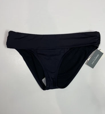 NUEVO KENNETH COLE Mujer Negro Plegable Bikini Parte Inferior de Natación Talla Grande Foto 1 de 3