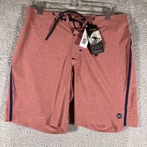 Pantalones Cortos Board Outerknown Apex Para Hombre 30 (Actual 34) Rojo Rendimiento Beachcore - Imagen 1 de 16