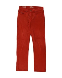 MARLBORO CLASSICS Mens Regular Fit Straight Jeans W30 L34 Red Cotton BW04 - Picture 1 of 3