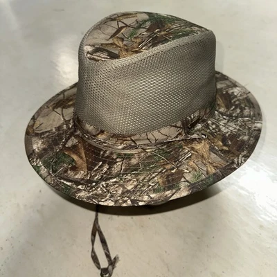 Stetson No Fly Zone Hat Insect Repellent Sun Guard Camouflage Mesh Camo Medium - Image 1 of 4