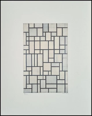PIET MONDRIAN * Composition...* 50 x 40 cm * signed lithograph *limited # 81/200 - Bild 1 von 4