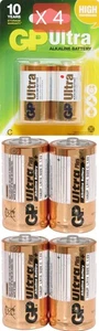 GP Baterías Ultra Alcalinas C 1.5v Paquete de 2 X 2 para Juguetes Juegos Antorchas Controladores - Imagen 1 de 6