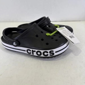 Crocs Bayaband Clog–Slip-On, Waterproof, Pivot Heel Strap-Mens 7 Womens 9-Black - Picture 1 of 7