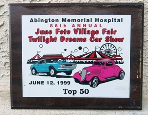 1999 Abington Memorial Hospital June Fete Village Fair “Twilight Dreams Car Show - Picture 1 of 3