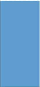 Solid Blue Vinyl Liner Swimming Pool Patch 8" x 2 Ft Floor Wall Repair Patch - Picture 1 of 2