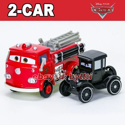 PACK de 2 coches Mattel Disney Pixar 3 Lizzie & Red Firetruck 1:55 diecast, NUEVO suelto Foto 1 de 4