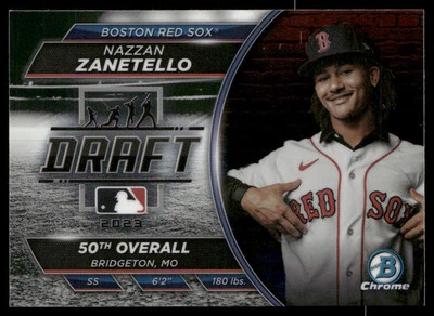 Nazzan Zanetello 2023 Bowman Draft Bowman Draft Night #BDN-1 Boston Red Sox - Image 1 of 2