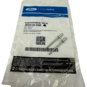 2-pack NOS Genuine Ford OEM Tiny Rivets W525100-S440 - Foto 1 di 6
