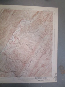 USGS Historic Topographic Map Warm Springs Run, VA 1:31,680 scale. - Picture 1 of 2
